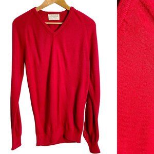 Vintage 1960s grandpa pull over sweater - size men's medium